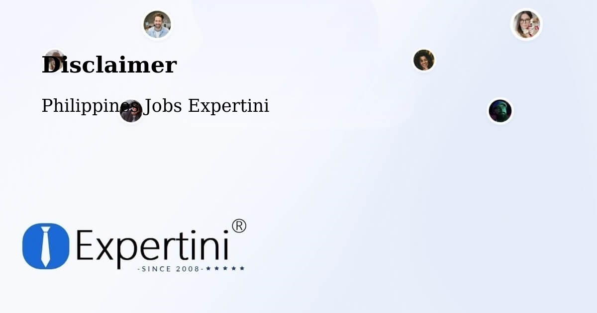 Disclaimer – Himaao - Philippines Jobs Expertini