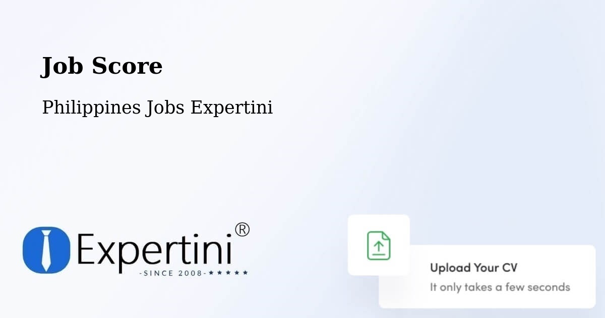 Job Score & Job Description Score Tool – Himaao - Philippines Jobs Expertini